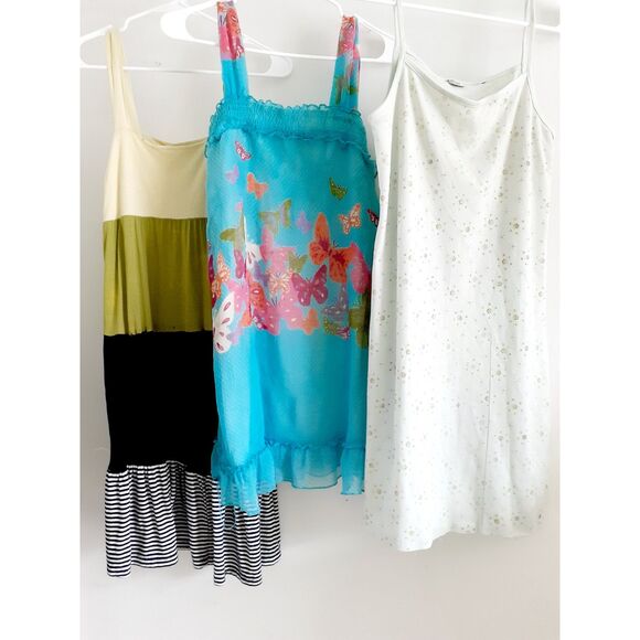 Lot of 3 Flawed Sleeveless Dress DIY Upcycle - Picture 1 of 16